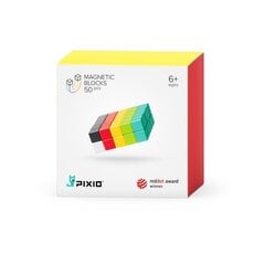 PIXIO 50, 6 spalvų magnetiniai blokai ir nemokama programa kaina ir informacija | Konstruktoriai ir kaladėlės | pigu.lt