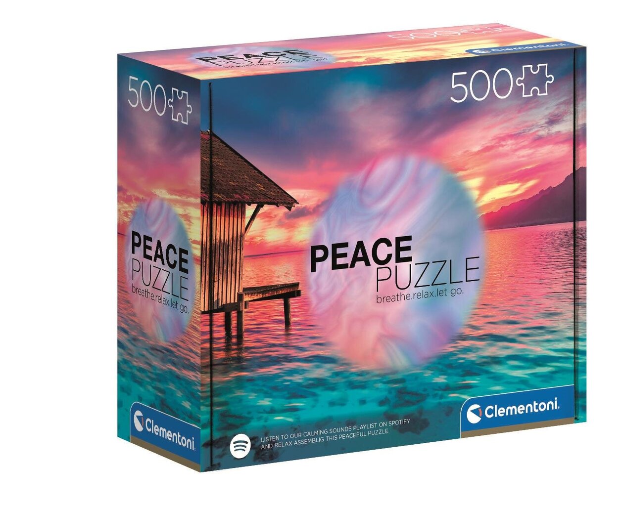 Dėlionė Clementoni Peace, 500 d. kaina ir informacija | Dėlionės (puzzle) | pigu.lt