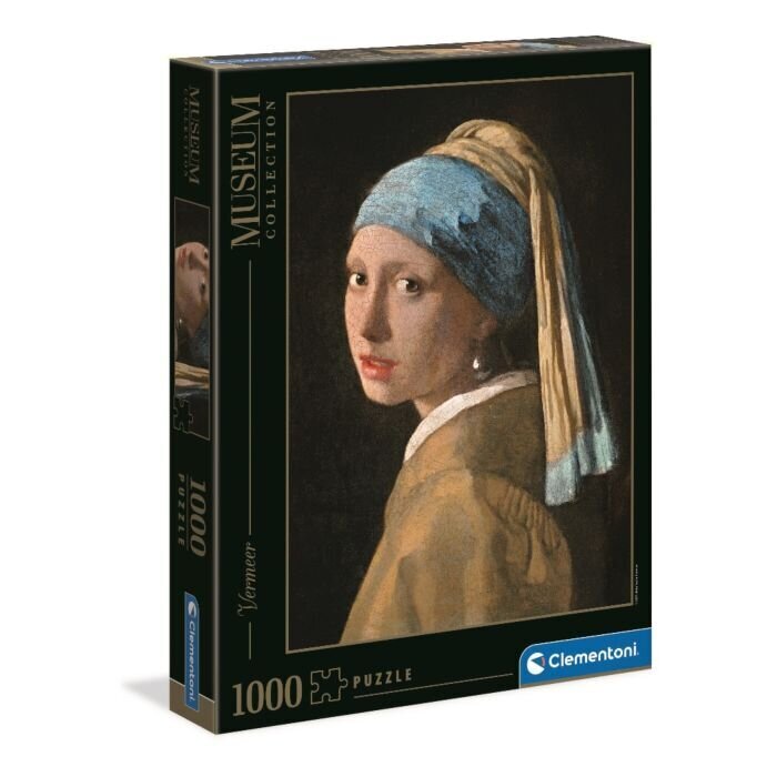 Dėlionė Clementoni Girl with a Pearl Earrig, 1000 d. цена и информация | Dėlionės (puzzle) | pigu.lt