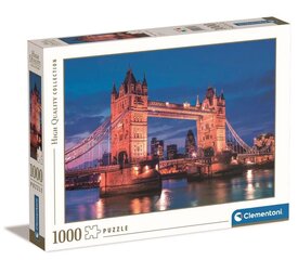 Dėlionė Clementoni Tower Bridge At Night, 1000 d. kaina ir informacija | Dėlionės (puzzle) | pigu.lt