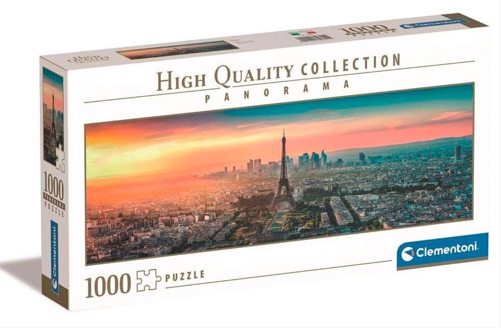 Dėlionė Clementoni Panorama Paris, 1000 d. цена и информация | Dėlionės (puzzle) | pigu.lt