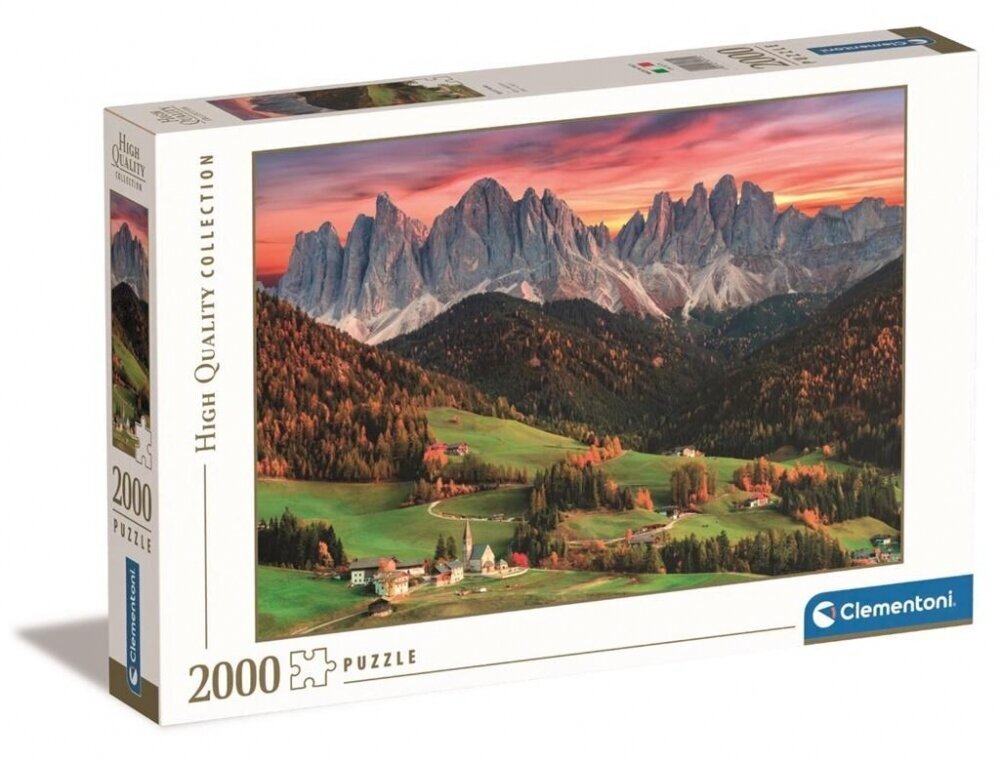 Dėlionė Clementoni Val Di Funes, 2000 d. kaina ir informacija | Dėlionės (puzzle) | pigu.lt