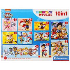 Пазл Clementoni Paw Patrol, 10в1 цена и информация | Пазлы | pigu.lt