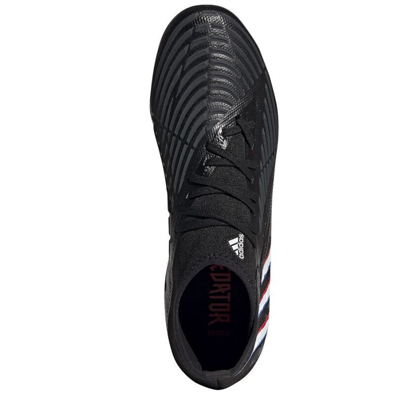 Futbolo bateliai Adidas Predator Edge, juodi kaina ir informacija | Futbolo bateliai | pigu.lt