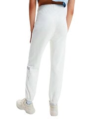 Laisvalaikio kelnės moterims Calvin Klein Jeans 342077, baltos kaina ir informacija | Kelnės moterims | pigu.lt