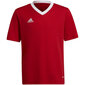 Vaikiški marškinėliai Adidas Entrada 22 Jsy H57496, raudona kaina ir informacija | Futbolo apranga ir kitos prekės | pigu.lt