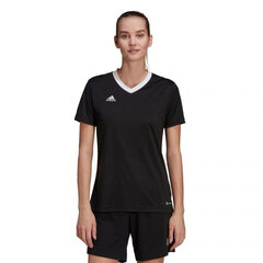 Sportiniai marškinėliai moterims Adidas Entrada 22 Jsy, juodi kaina ir informacija | Sportinė apranga moterims | pigu.lt