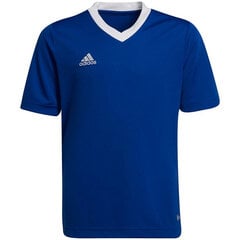 Детская футболка Adidas Entrada 22 Jsy HG3948, синий цена и информация | Футбольная форма и другие товары | pigu.lt