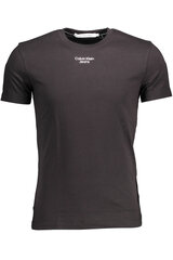 Vyriški marškinėliai Calvin Klein J30J320595, juodi kaina ir informacija | Vyriški marškinėliai | pigu.lt