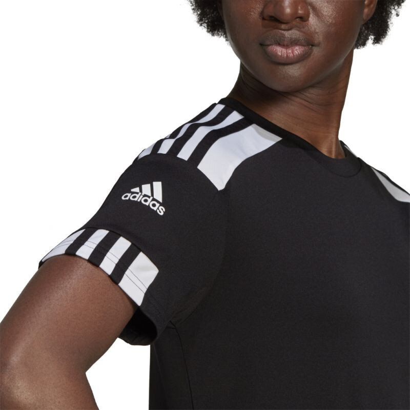 Sportiniai marškinėliai moterims Adidas Squadra 21, juodi kaina ir informacija | Sportinė apranga moterims | pigu.lt