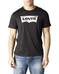 Marškinėliai vyrams Levi's 343072, juodi kaina ir informacija | Vyriški marškinėliai | pigu.lt