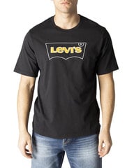 Футболка мужская Levi's 343082, черная цена и информация | Мужские футболки | pigu.lt