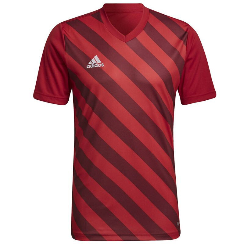 Sportiniai marškinėliai vyrams Adidas Entrada 22 Graphic Jersey, raudoni цена и информация | Sportinė apranga vyrams | pigu.lt