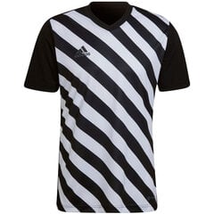 Sportiniai marškinėliai vyrams Adidas Entrada 22 Graphic Jersey, juodi kaina ir informacija | Sportinė apranga vyrams | pigu.lt