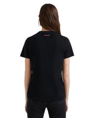 Marškinėliai moterims Desigual 342726, juodi kaina ir informacija | Marškinėliai moterims | pigu.lt