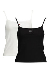 Marškinėliai moterims Tommy Hilfiger DW0DW11457, juodi kaina ir informacija | Marškinėliai moterims | pigu.lt
