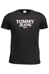 Мужская футболка Tommy Hilfiger DM0DM12853, черная цена и информация | Футболка мужская | pigu.lt