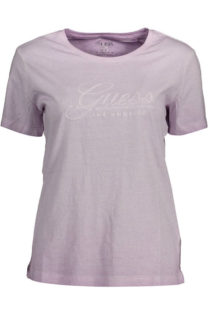 Marškinėliai moterims Guess Jeans W2GI09I3Z00, violetiniai kaina ir informacija | Marškinėliai moterims | pigu.lt