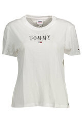 Женская футболка Tommy Hilfiger DW0DW12834, белая цена и информация | Женские футболки | pigu.lt