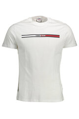 Marškinėliai vyrams Tommy Hilfiger DM0DM13509, balti kaina ir informacija | Vyriški marškinėliai | pigu.lt
