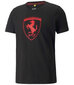 Marškinėliai vyrams Puma Ferrari Race Tonal Big Shield, juodi kaina ir informacija | Vyriški marškinėliai | pigu.lt
