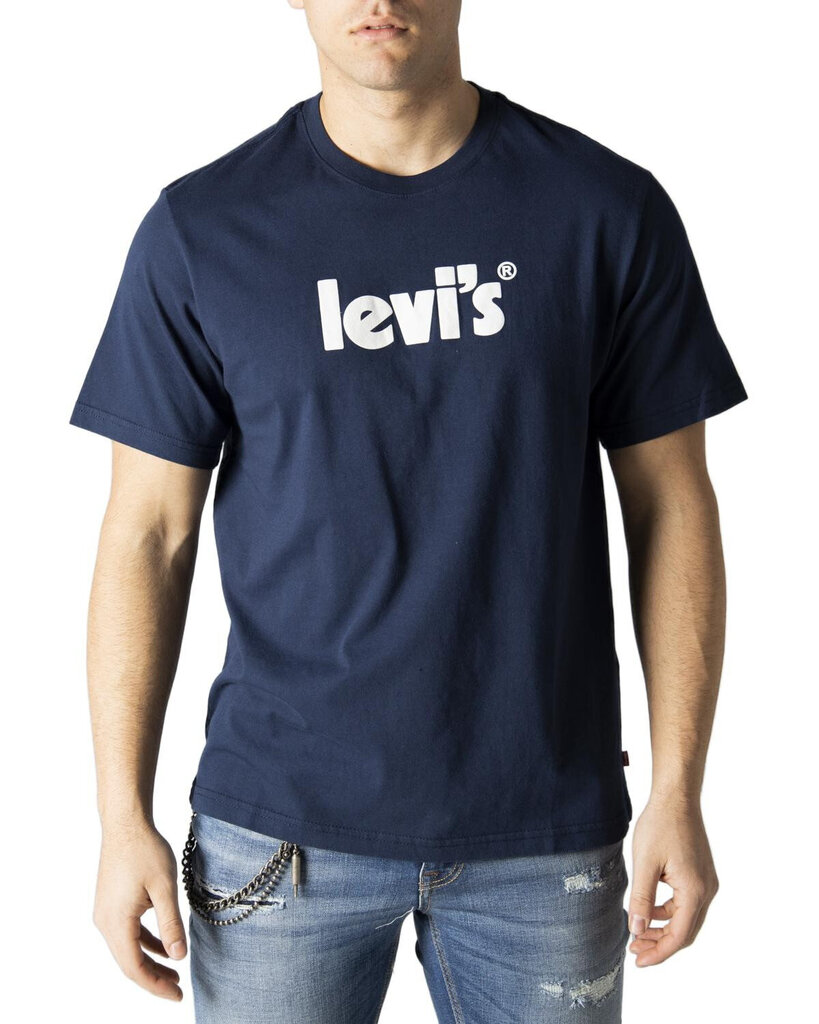 Marškinėliai vyrams Levi's 343408, mėlyni цена и информация | Vyriški marškinėliai | pigu.lt