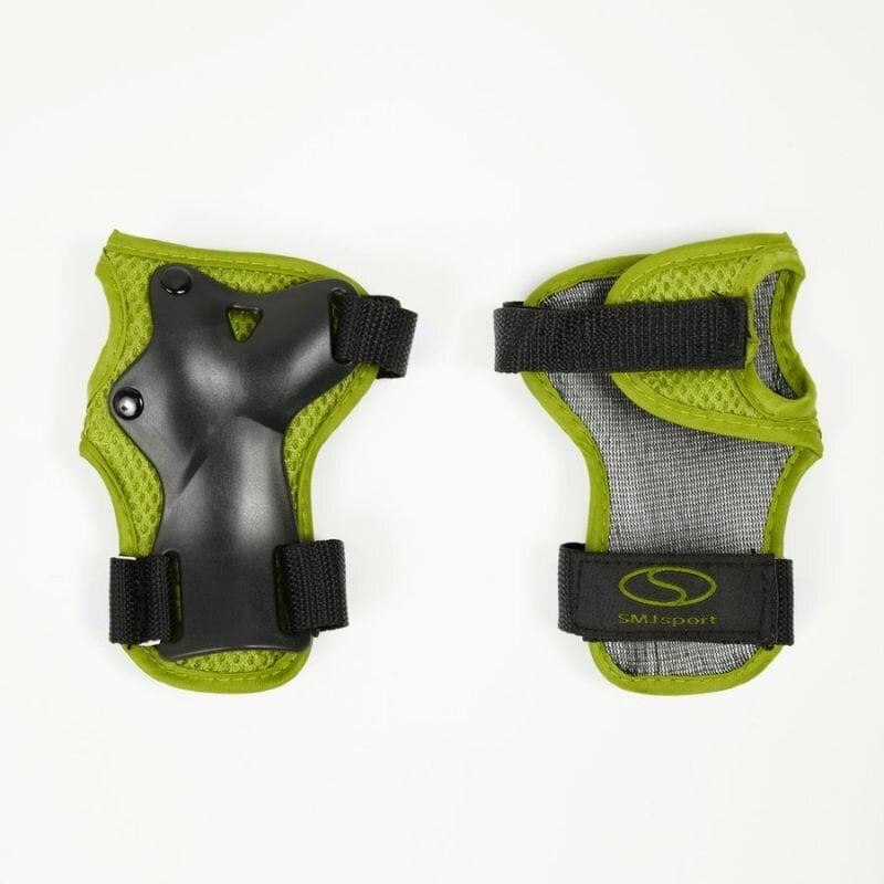Kelių, riešų ir alkūnių apsaugos SMJ Sport BS-P003 Junior, žalios, juodos kaina ir informacija | Apsaugos | pigu.lt
