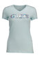 Marškinėliai moterims Guess Jeans W2GI05J1300, mėlyni kaina ir informacija | Marškinėliai moterims | pigu.lt