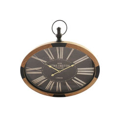 Sieninis laikrodis, 59.5 x 6.5 x 60 cm kaina ir informacija | Laikrodžiai | pigu.lt