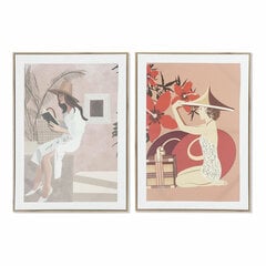 Картина DKD Home Decor, Женщина (2 шт.) (50 x 3 x 70 cm) цена и информация | Репродукции, картины | pigu.lt