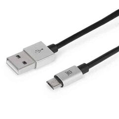 Универсальный кабель USB-MicroUSB Maillon Technologique MTPMUS241 (1 m) цена и информация | Кабели и провода | pigu.lt