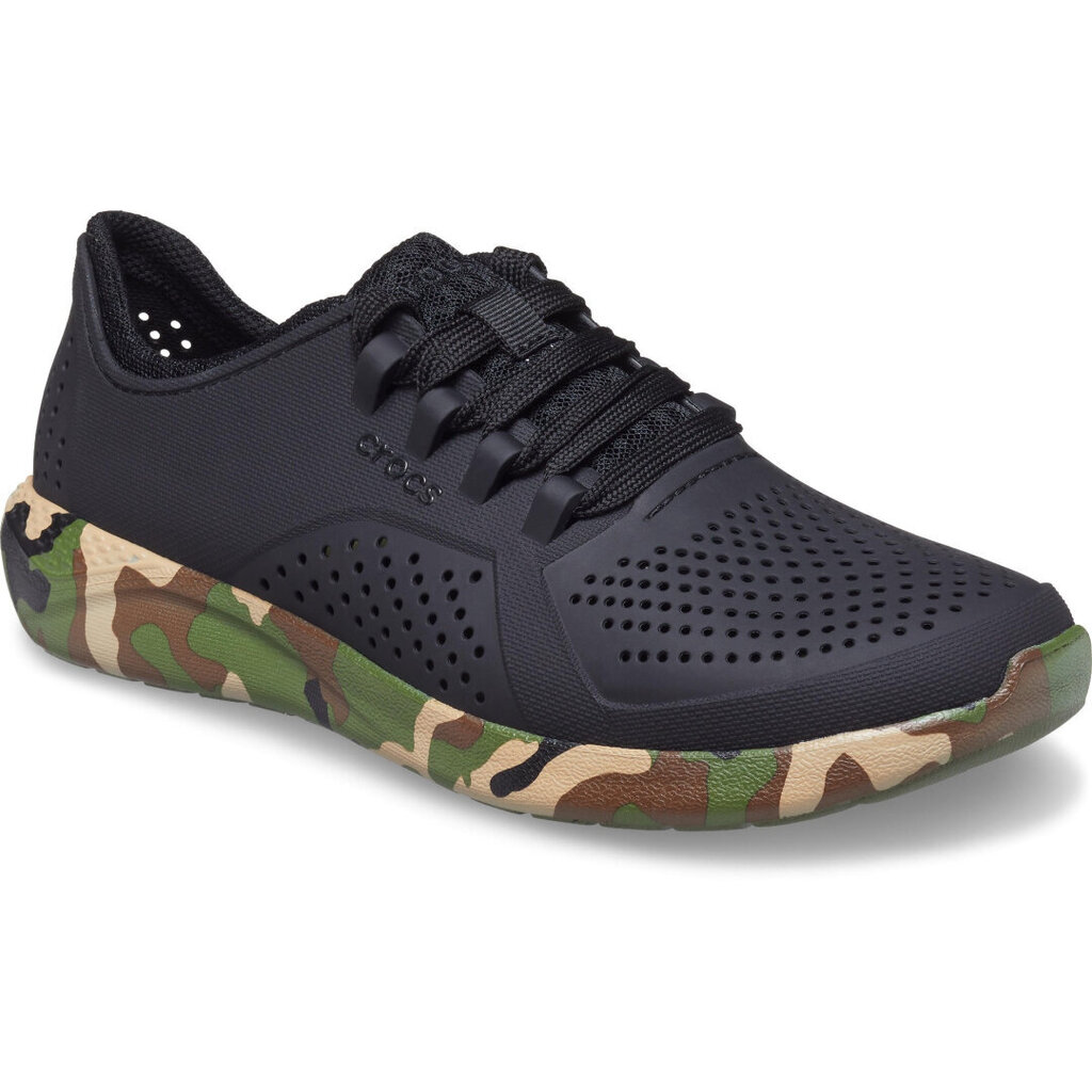 Sportiniai bateliai moterims Crocs™ Women's LiteRide Printed Camo Pacer 146318, juodi kaina ir informacija | Sportiniai bateliai, kedai moterims | pigu.lt