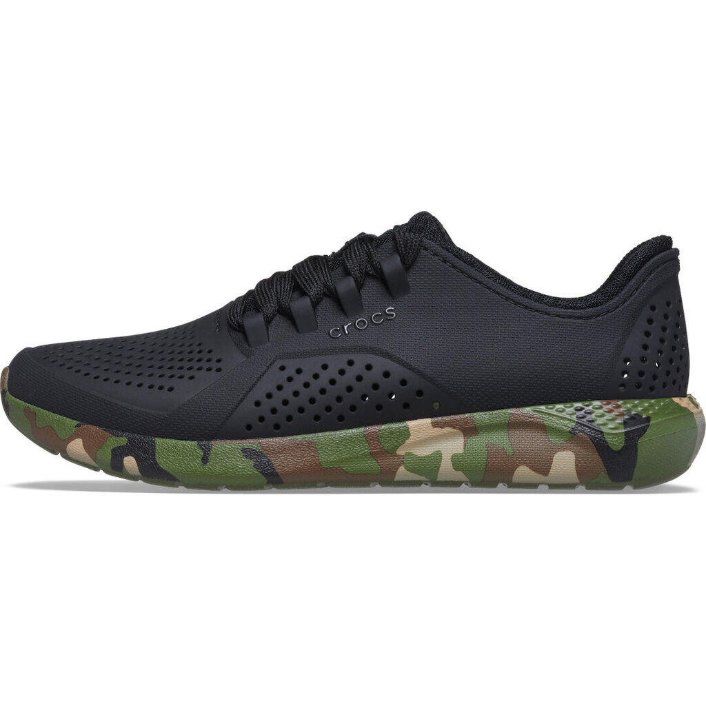 Sportiniai bateliai moterims Crocs™ Women's LiteRide Printed Camo Pacer 146318, juodi kaina ir informacija | Sportiniai bateliai, kedai moterims | pigu.lt