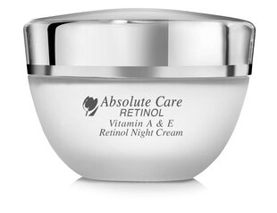 Ночной крем для лица Absolute Care Retinol, 50 мл цена и информация | Кремы для лица | pigu.lt