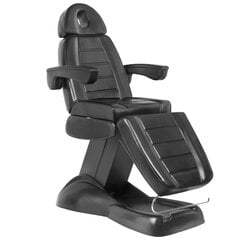 "Электрическое косметическое кресло Lux черное цена и информация | Мебель для салонов красоты | pigu.lt