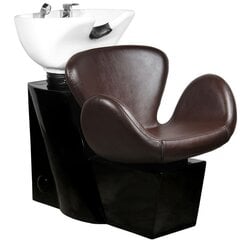 "Подставка для мытья парикмахерской Gabbiano" Амстердам коричневый цена и информация | Мебель для салонов красоты | pigu.lt