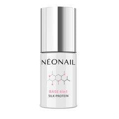 Hibridinis nagų lakas Neonail Base 6 in1 Silk Protein, 7,2 ml kaina ir informacija | Nagų lakai, stiprintojai | pigu.lt