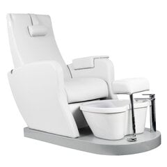 Pedikiūro fotelis Azzurro 016, baltas kaina ir informacija | Baldai grožio salonams | pigu.lt