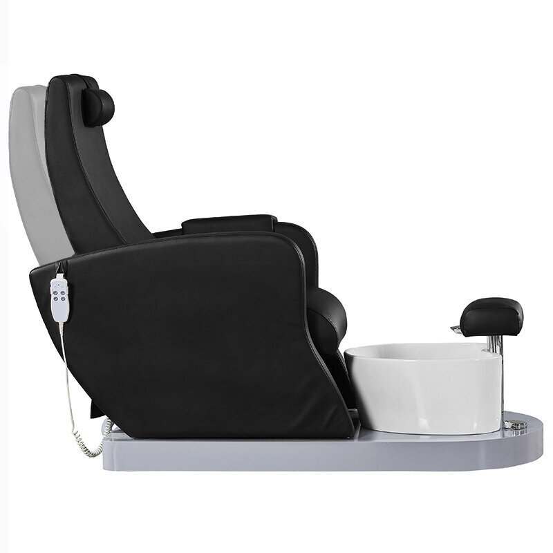 Pedikiūro fotelis Azzurro 016P, juoda kaina ir informacija | Baldai grožio salonams | pigu.lt