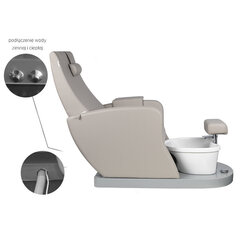 Педикюрное SPA-кресло azzurro 016B серый цена и информация | Мебель для салонов красоты | pigu.lt