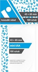 Протекторы для карт Rebel Mini USA (43 x 65 мм), 100 шт. цена и информация | Настольные игры, головоломки | pigu.lt