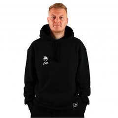 Джемпер унисекс Hoodie Solid Black, черный цена и информация | Мужские толстовки | pigu.lt