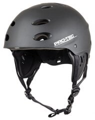 Šalmas vandens sportui Pro Tec Helmet Ace Wake Rubber, juodas kaina ir informacija | Vandenlentės ir jų priedai | pigu.lt
