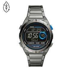 Мужские часы Fossil EVERETT SOLAR DIGITAL (Ø 45 mm) цена и информация | Мужские часы | pigu.lt