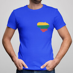 Marškinėliai "Myliu Lietuvą" kaina ir informacija | Originalūs marškinėliai | pigu.lt