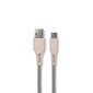 KSIX, USB A - USB C, 1 m, baltas kaina ir informacija | Laidai telefonams | pigu.lt