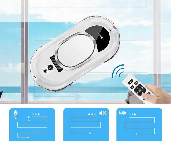 Išmanus langų valymo robotas - HCR-8 kaina ir informacija | Langų valytuvai | pigu.lt