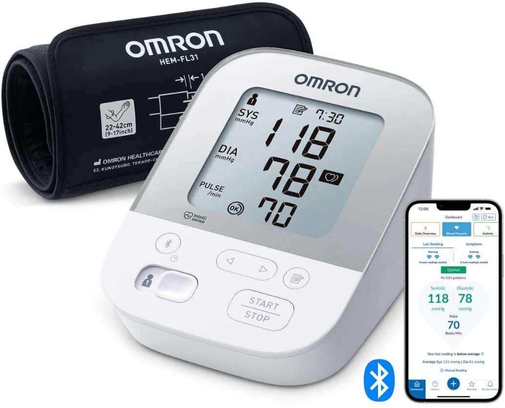 Omron X4 Smart kaina ir informacija | Kraujospūdžio matuokliai | pigu.lt