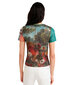 Marškinėliai moterims Desigual 343798, žali kaina ir informacija | Marškinėliai moterims | pigu.lt