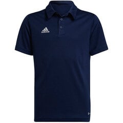 Поло детская футболка Adidas Entrada 22 H57493, темно-синий цена и информация | Футбольная форма и другие товары | pigu.lt